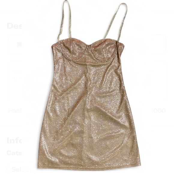 BNWT 12th Tribe Cocktail Mini Dress size Medium - Picture 3 of 4